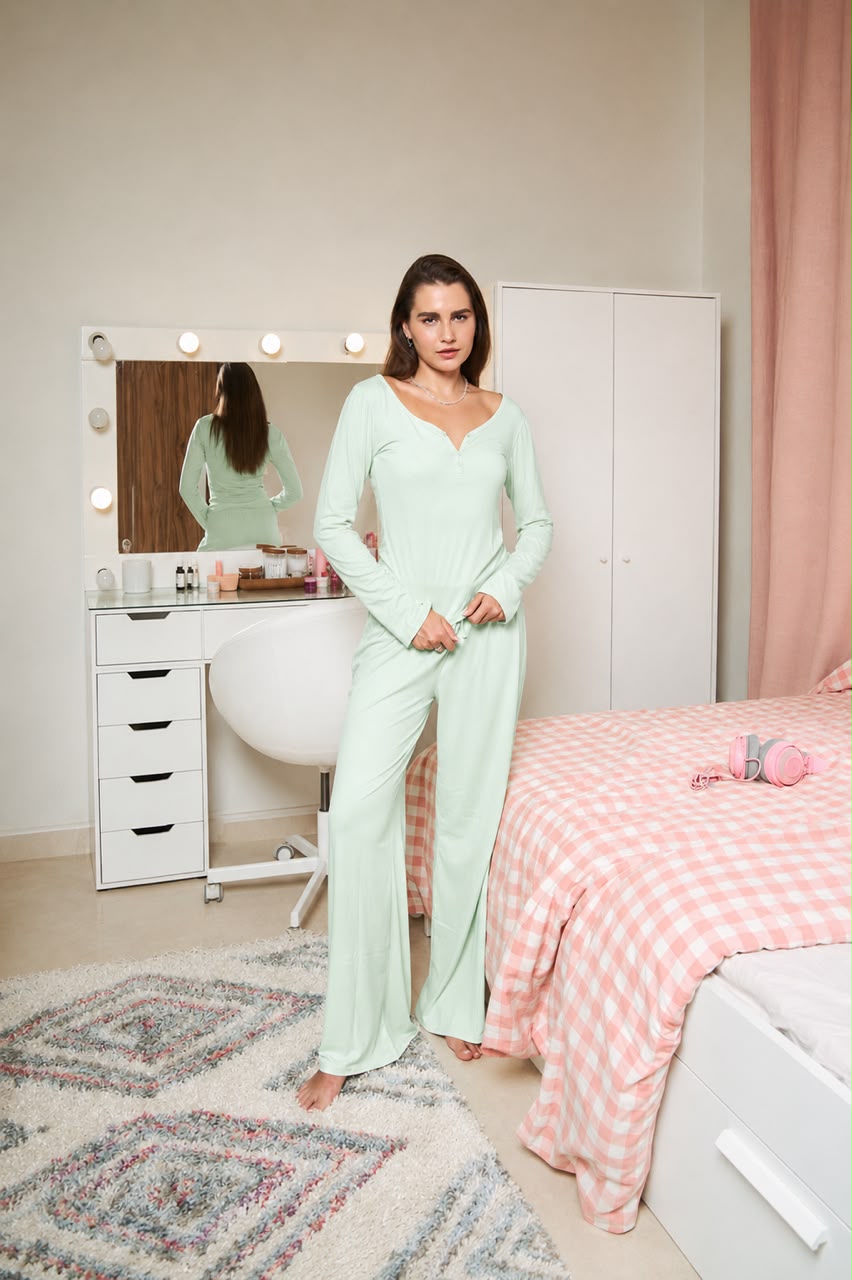 Daydream Pijama Set - Mint Green